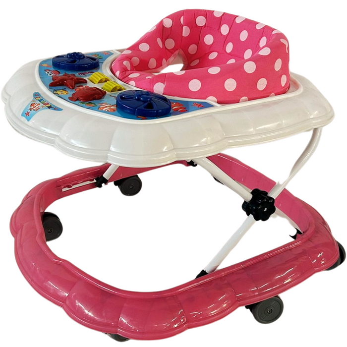 LIAL Premium Plastic Baby Walker - (UB-6004) - PINK
