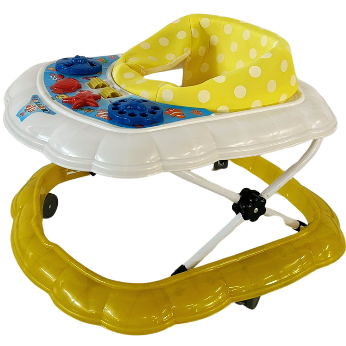 LIAL Premium Plastic Baby Walker - (UB-6004) - YELLOW