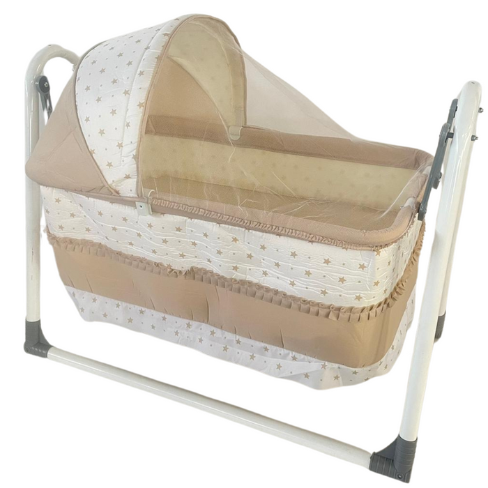 LIAL Baby Crib/Cradle -BROWN
