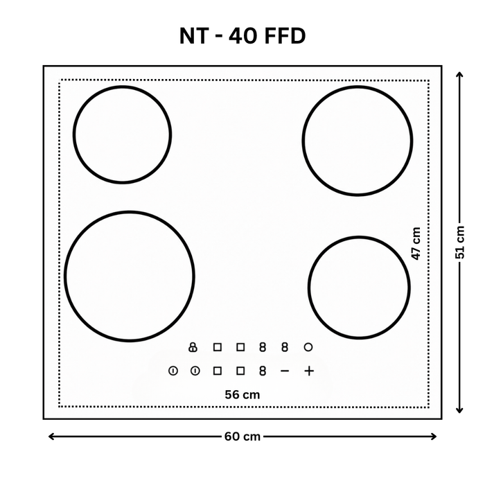 NEOTECH Built In Stove - (NT 40 FFD)