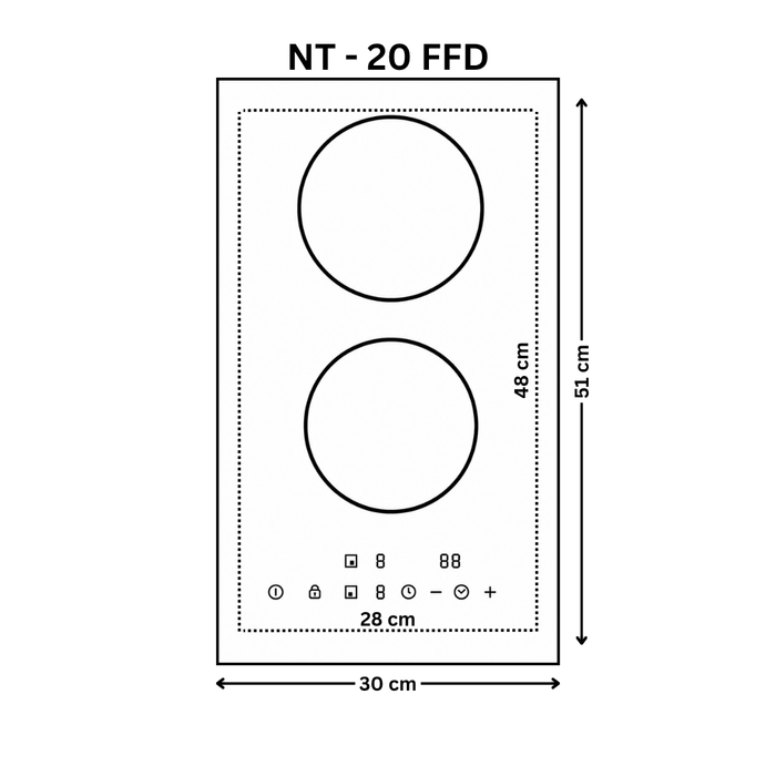 NEOTECH Built In Stove - (NT 20 FFD)