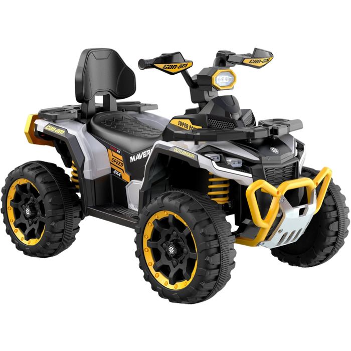 LIAL Battery Quad Bike - (FBL 009) - Yellow