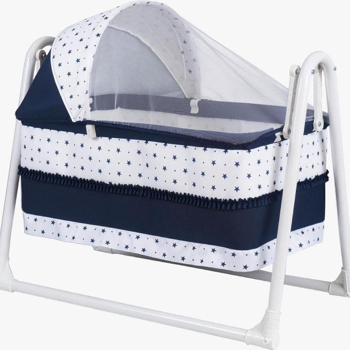 LIAL Baby Crib/Cradle - Blue